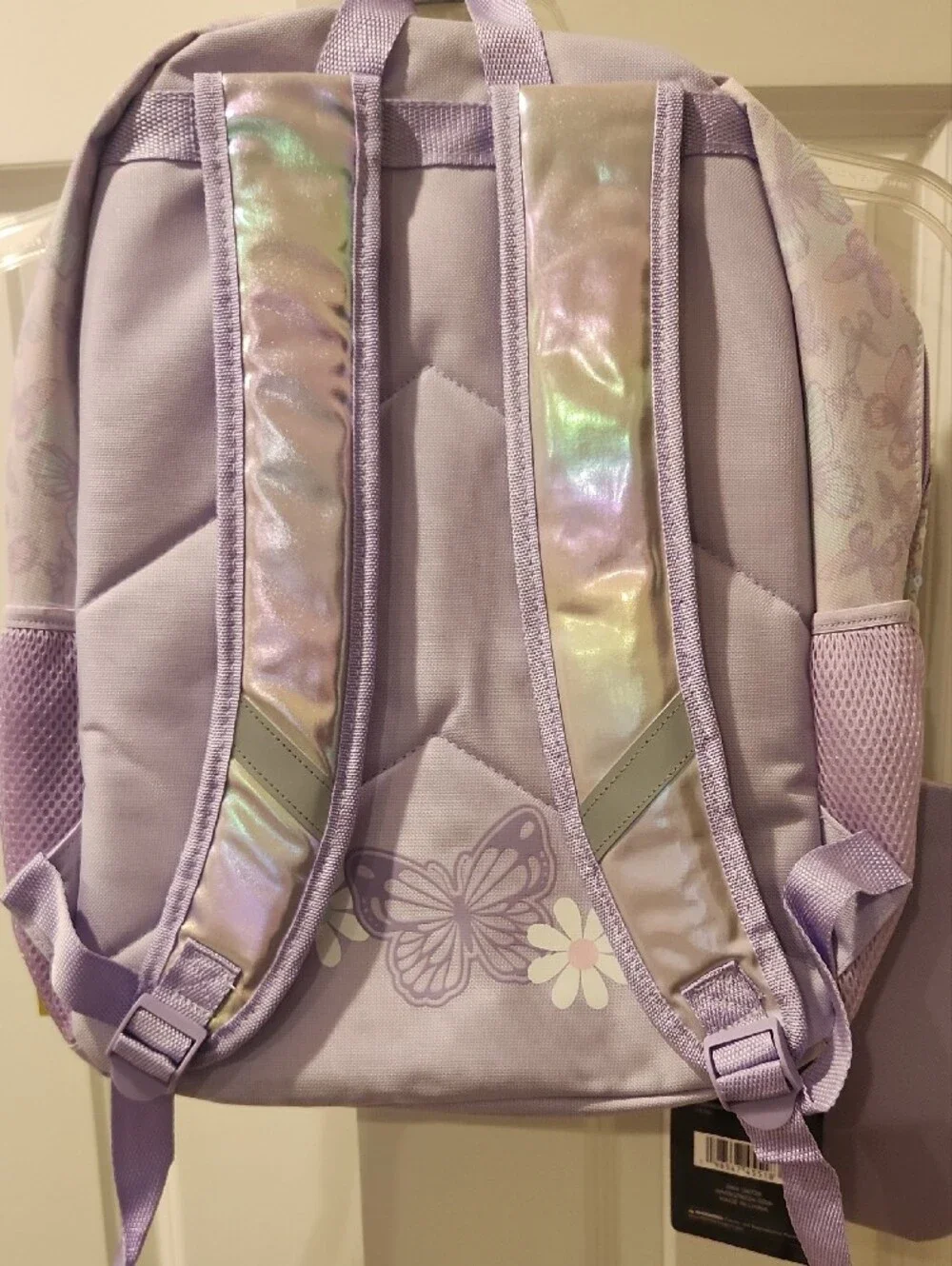 Kids Lavender Sequin Butterfly Activity Backpack -